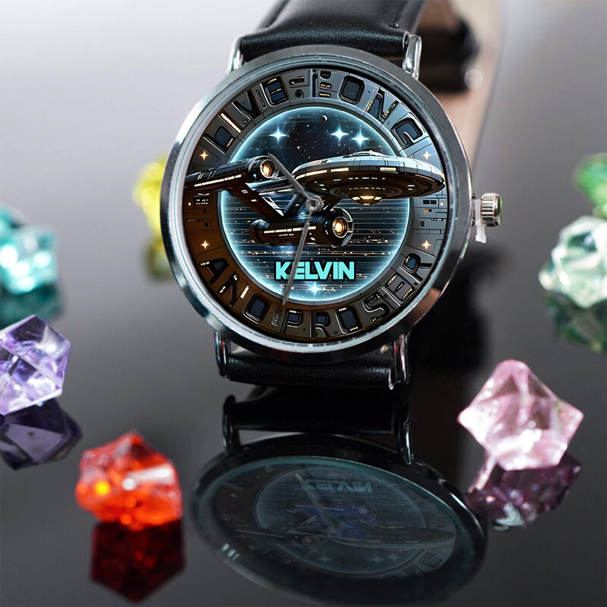 Live Long And Prosper - Personalized Star Fleet Hand Watch