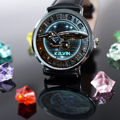 Live Long And Prosper - Personalized Star Fleet Hand Watch