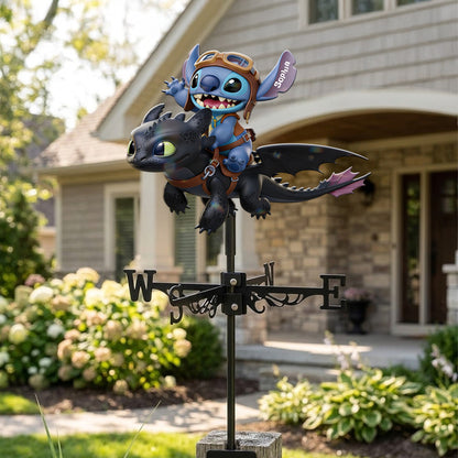 Two Little Monsters - Personalized Ohana Weather Vane