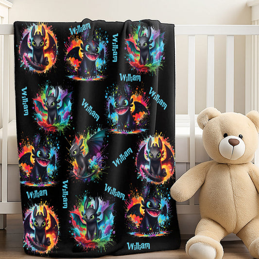 Soul Of A Dragon - Personalized Blanket