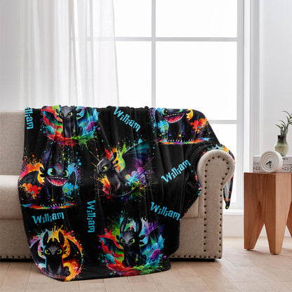 Soul Of A Dragon - Personalized Blanket