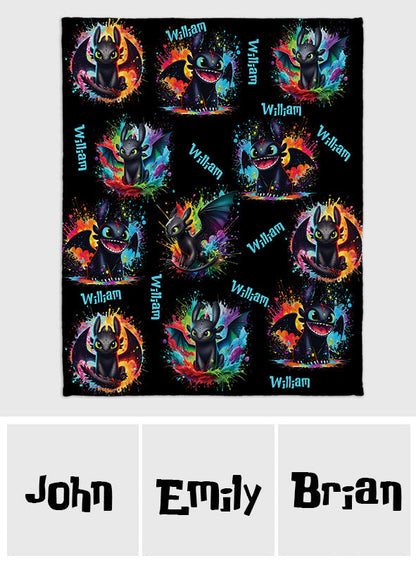 Soul Of A Dragon - Personalized Blanket