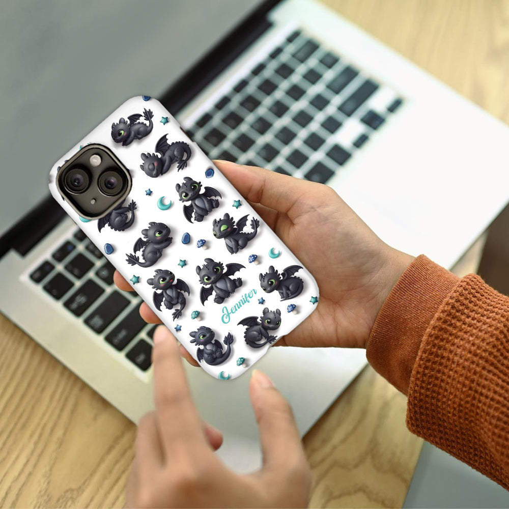 Adorable Dragon - Personalized Mouse Full Print Phone Case