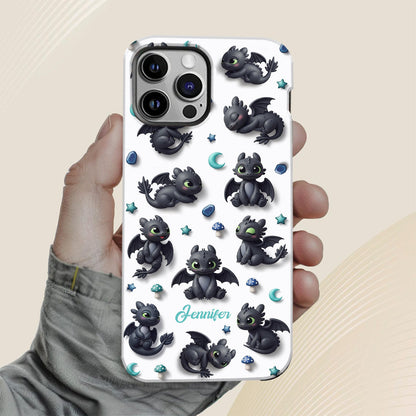 Adorable Dragon - Personalized Mouse Full Print Phone Case