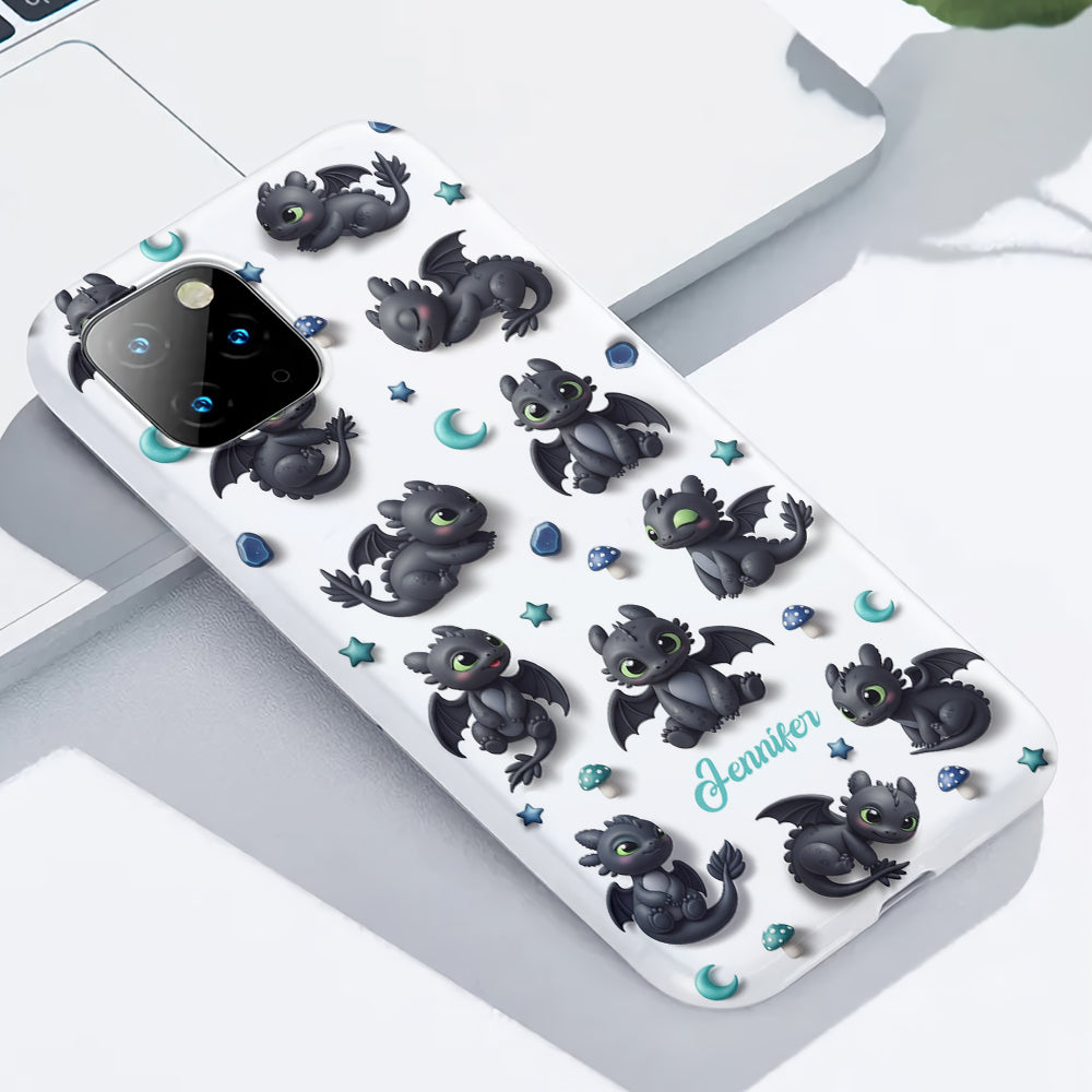 Adorable Dragon - Personalized Mouse Full Print Phone Case