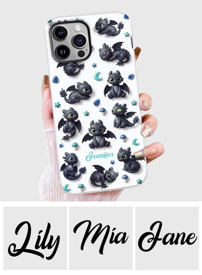 Adorable Dragon - Personalized Mouse Full Print Phone Case