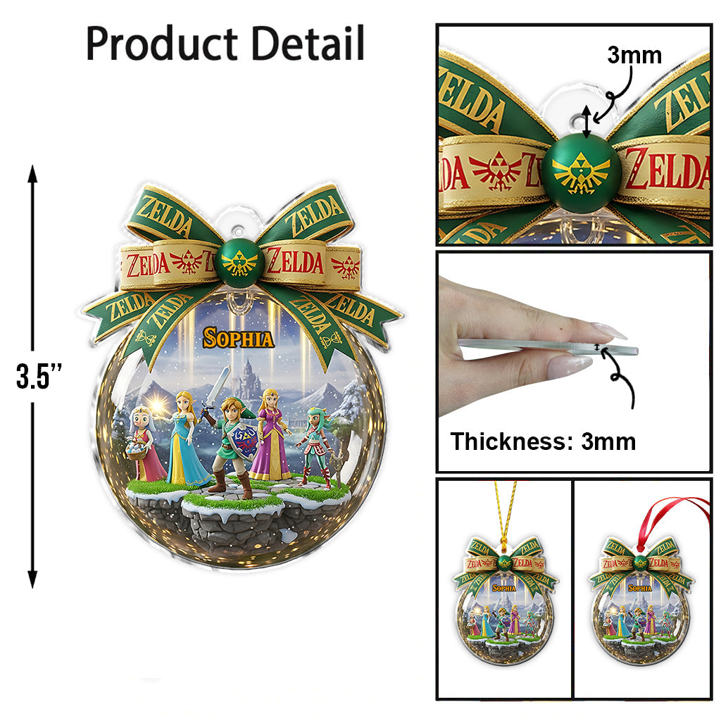 Merry Christmas - Personalized The Hero's Legend Ornament