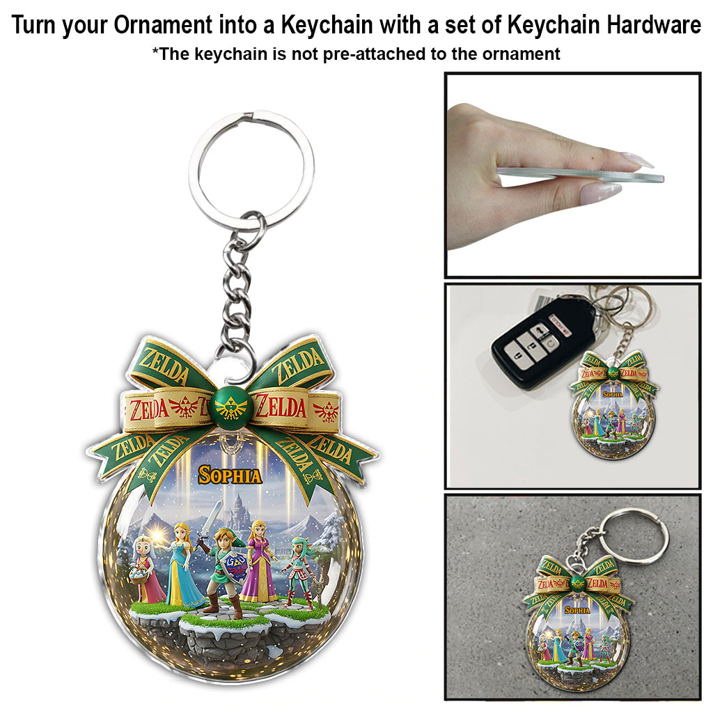 Merry Christmas - Personalized The Hero's Legend Ornament