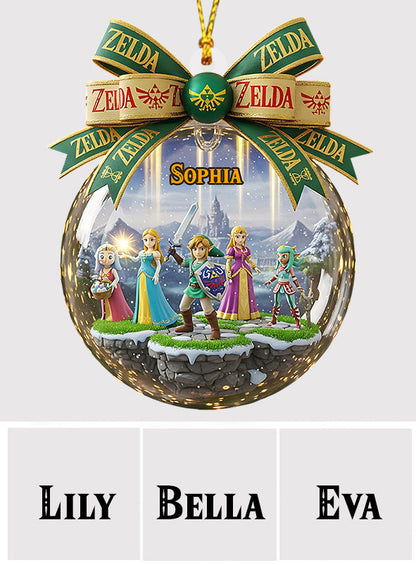 Merry Christmas - Personalized The Hero's Legend Ornament