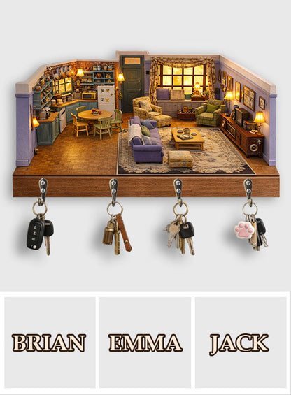 Friends Fans Gift - Personalized Custom Shaped Hanging Rack