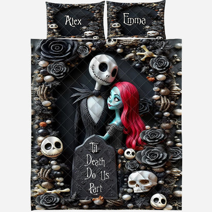 Till Death Do Us Part - Personalized Nightmare Quilt Set