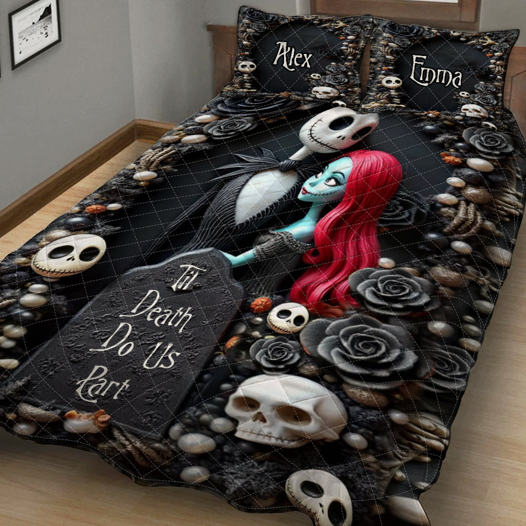 Till Death Do Us Part - Personalized Nightmare Quilt Set