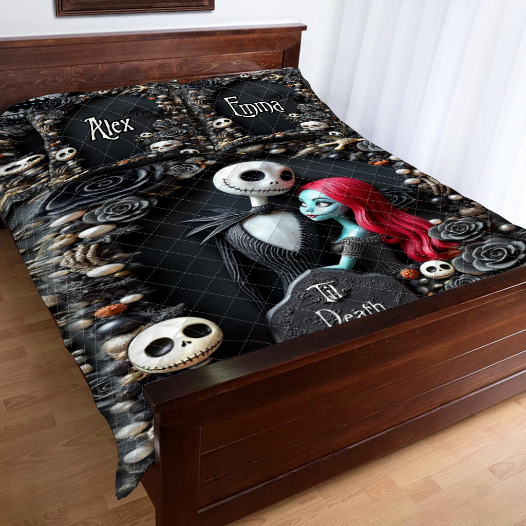 Till Death Do Us Part - Personalized Nightmare Quilt Set