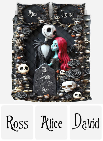 Till Death Do Us Part - Personalized Nightmare Quilt Set
