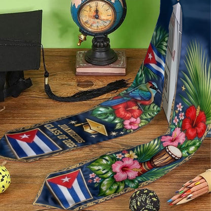 Proud Cuba, Class Of 2026 - Personalized Graduation Stole