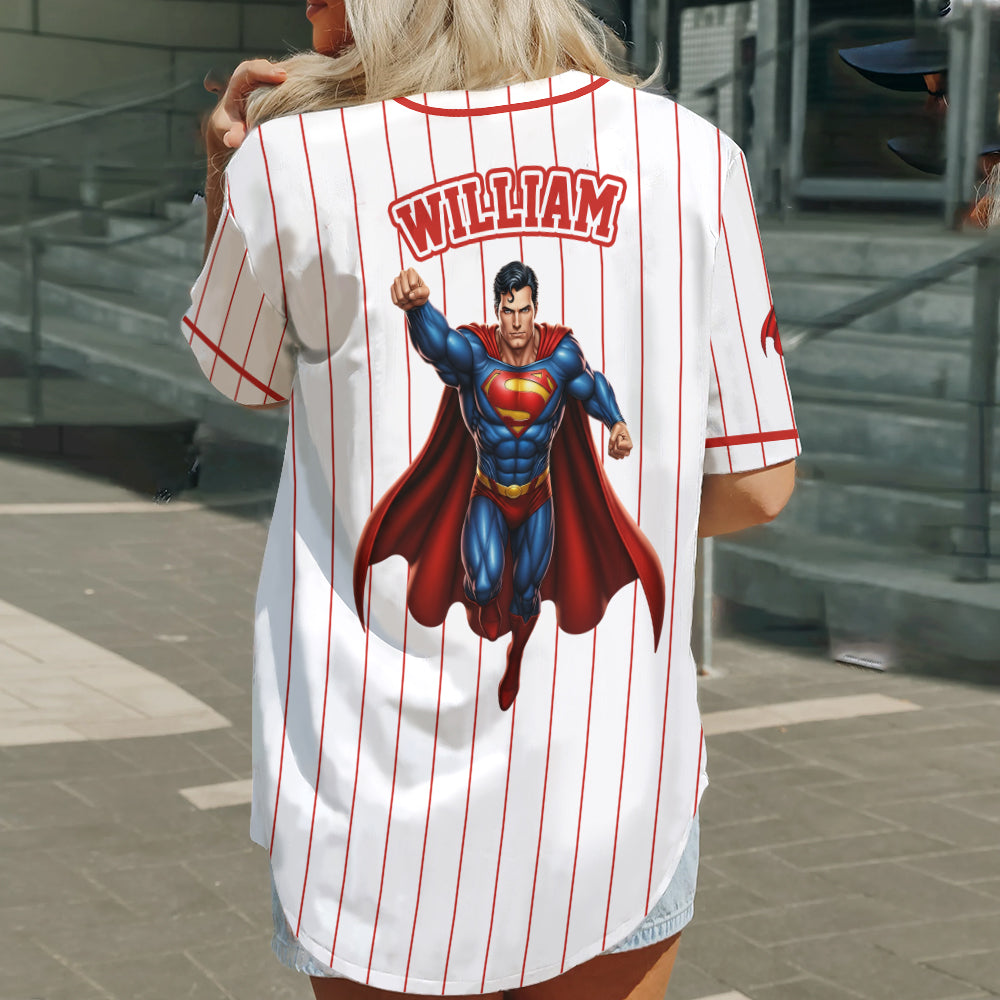 Super Kids - Personalized Kid Baseball Jersey