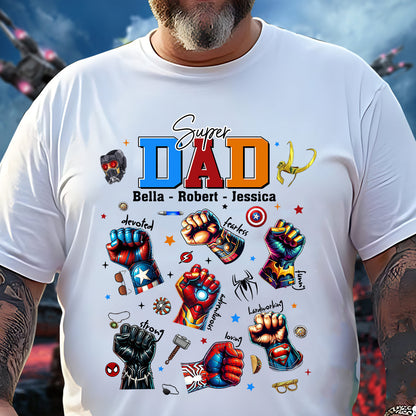 Best Dad Ever Father's Day Gift - Fatherhood - Personalized Father T-shirt And Hoodie