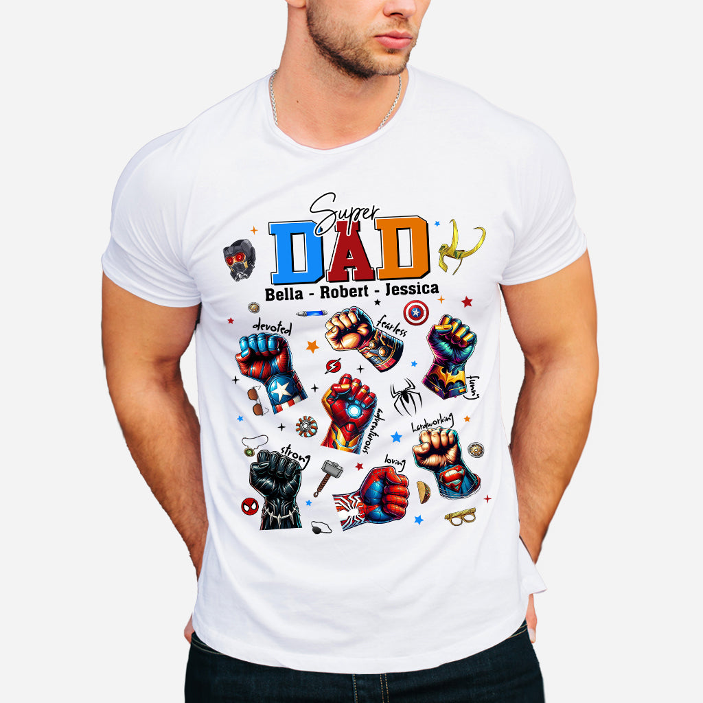 Best Dad Ever Father's Day Gift - Fatherhood - Personalized Father T-shirt And Hoodie