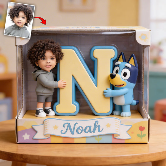 Blue Dog - Personalized Blue Dog Custom Shaped Acrylic Plaque