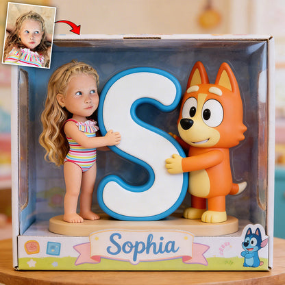 Blue Dog - Personalized Blue Dog Custom Shaped Acrylic Plaque