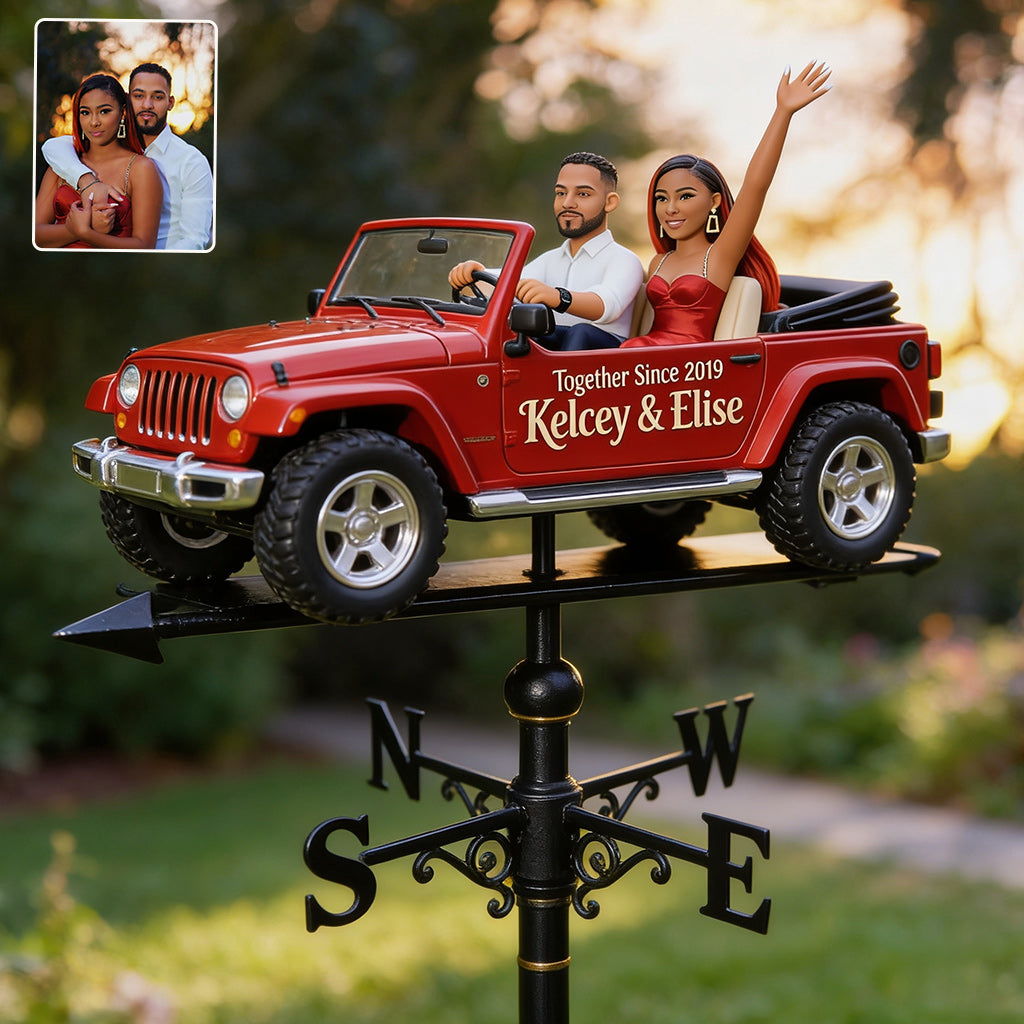 You & Me We Got This - Personalized Couple Weather Vane