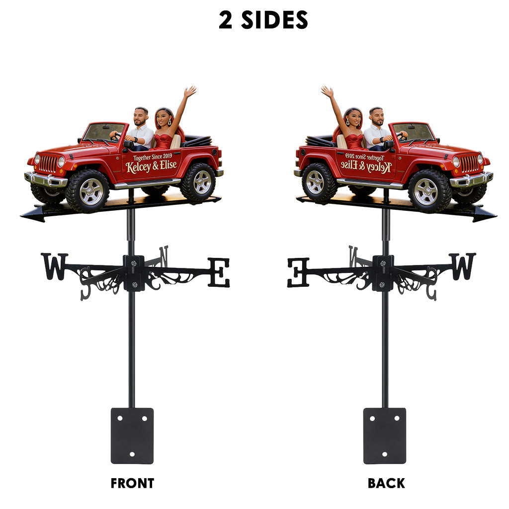 You & Me We Got This - Personalized Couple Weather Vane