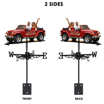 You & Me We Got This - Personalized Couple Weather Vane