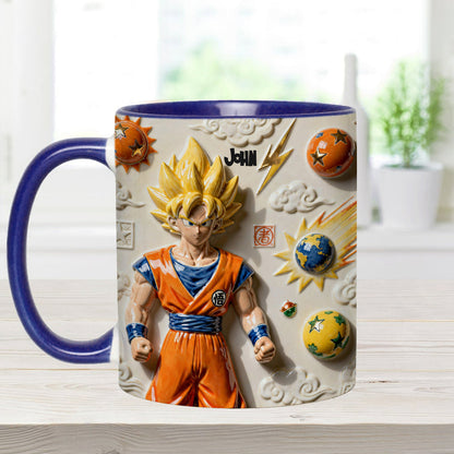 Strong Balls - Personalized Seven Balls Accent Mug & Coaster