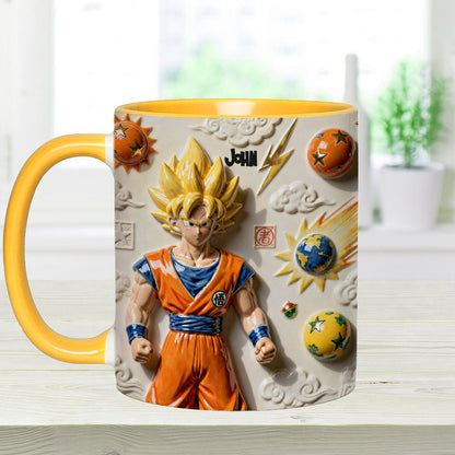 Strong Balls - Personalized Seven Balls Accent Mug & Coaster
