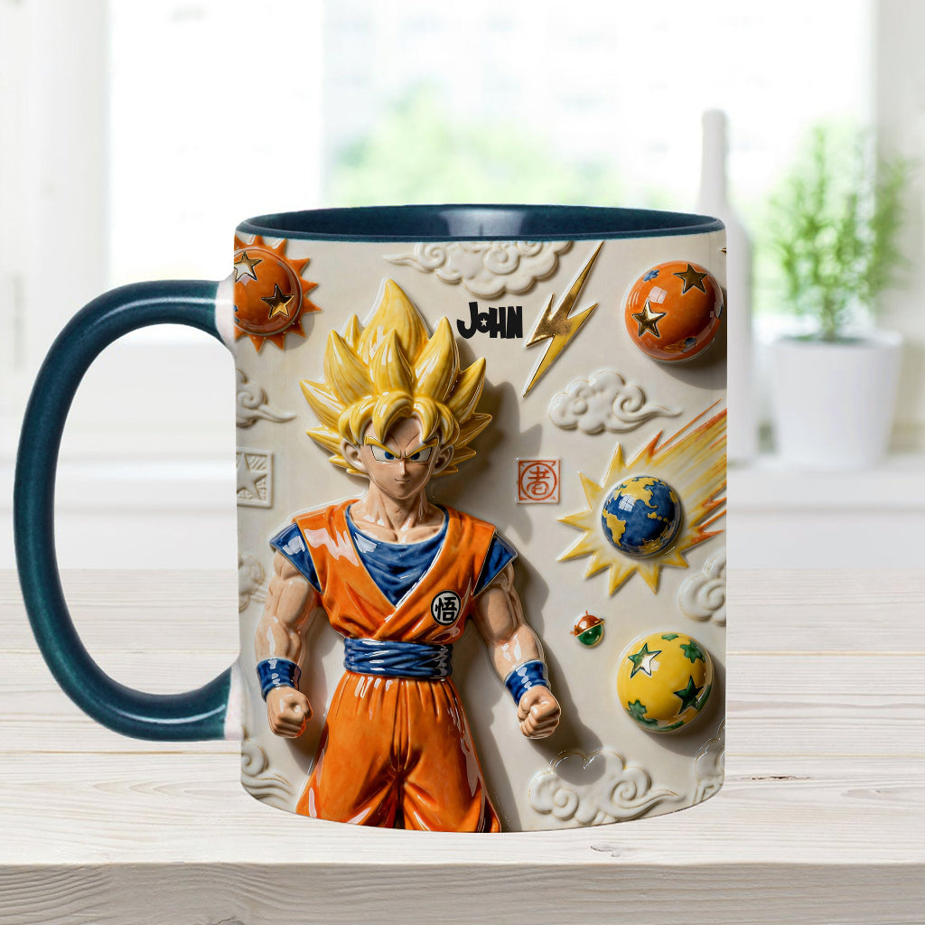 Strong Balls - Personalized Seven Balls Accent Mug & Coaster