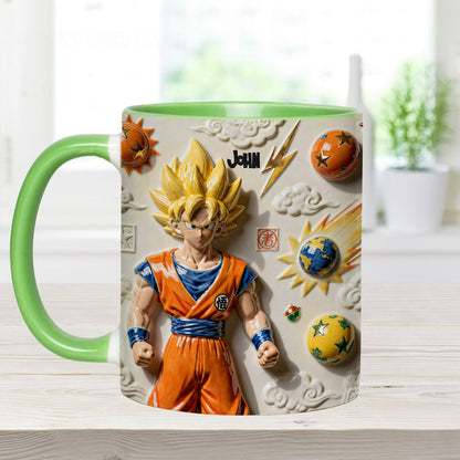 Strong Balls - Personalized Seven Balls Accent Mug & Coaster