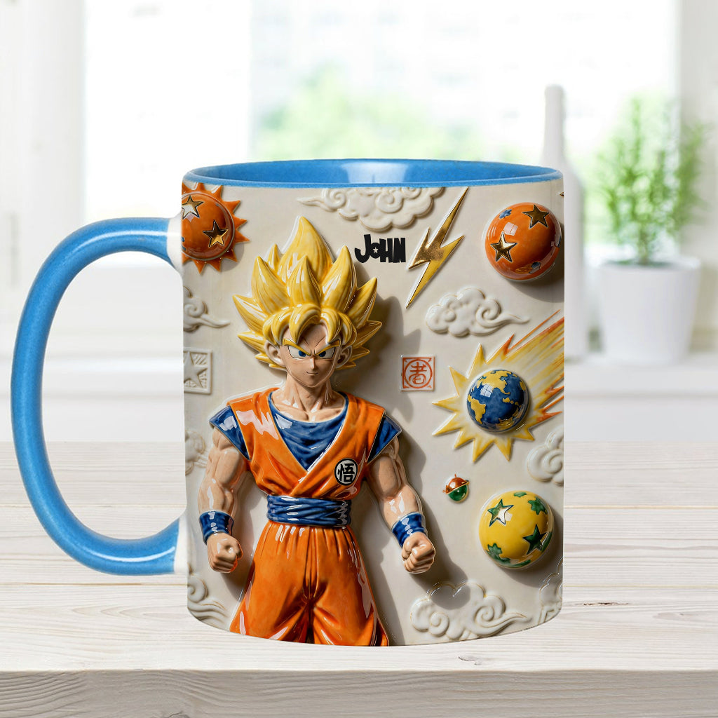Strong Balls - Personalized Seven Balls Accent Mug & Coaster