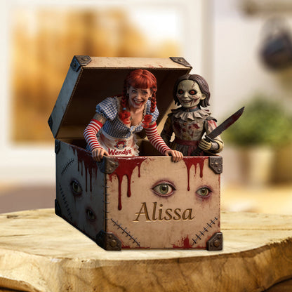 It's Horror Time - Personalized Horror Character Custom Shaped Acrylic Plaque