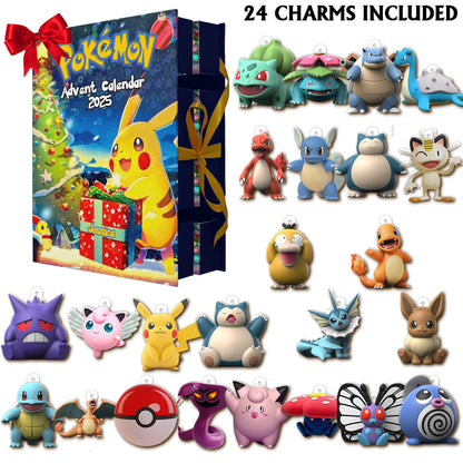 Merry Christmas - Personalized Monster Trainer Folded Advent Calendar With Ornaments