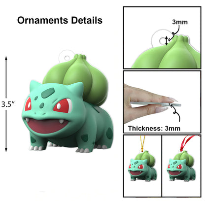 Merry Christmas - Personalized Monster Trainer Folded Advent Calendar With Ornaments