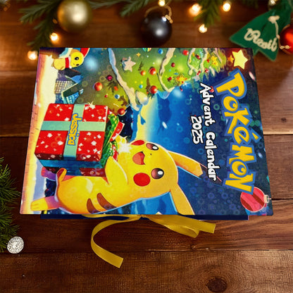 Merry Christmas - Personalized Monster Trainer Folded Advent Calendar With Ornaments