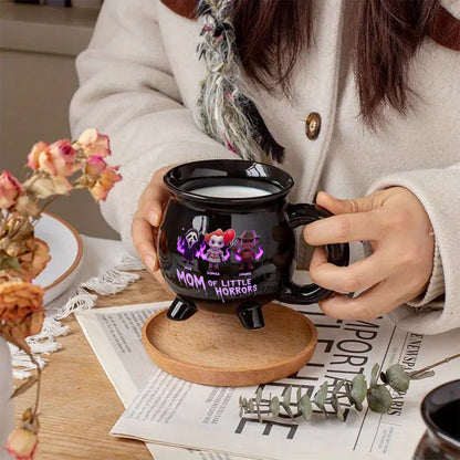 Gifts For Mom Mama Of Little Horrors - Personalized Horror Character Cauldron Mug