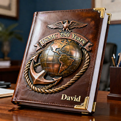 250th Anniversary - Personalized Veteran Leather Journal
