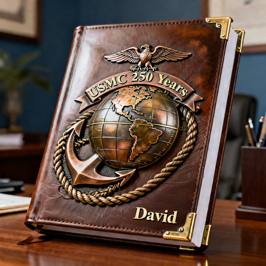 250th Anniversary - Personalized Veteran Leather Journal