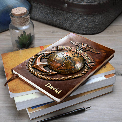 250th Anniversary - Personalized Veteran Leather Journal
