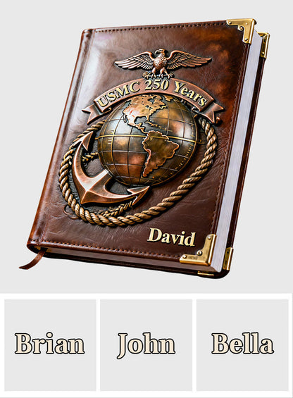 250th Anniversary - Personalized Veteran Leather Journal