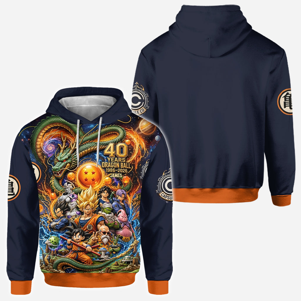 The Strongest 40th Anniversary - Personalized Seven Balls All Over Shirt