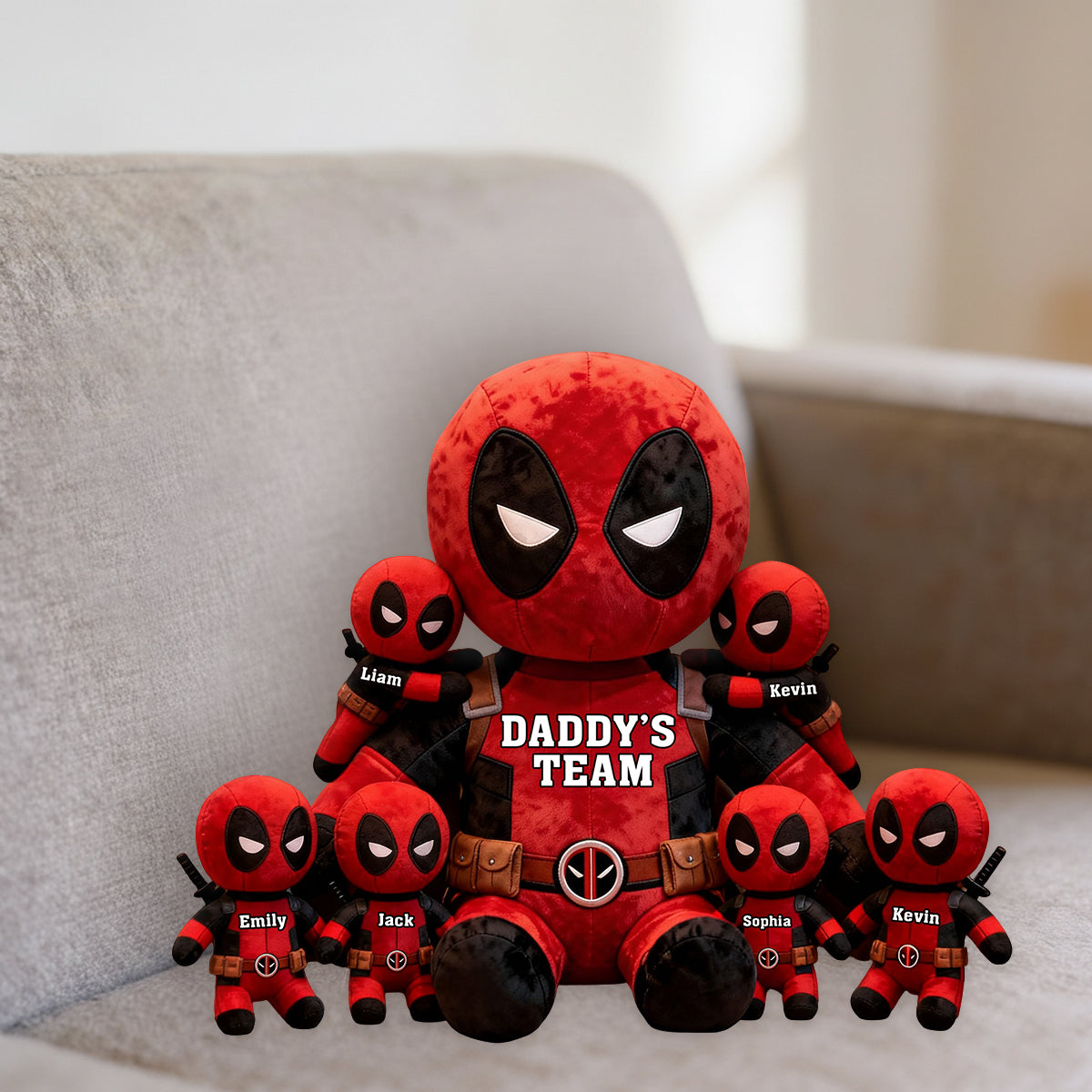 Daddy's Team - Personalized The Psychopath Premium Faux Fur Pillow