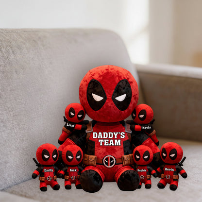 Daddy's Team - Personalized The Psychopath Premium Faux Fur Pillow