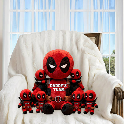 Daddy's Team - Personalized The Psychopath Premium Faux Fur Pillow