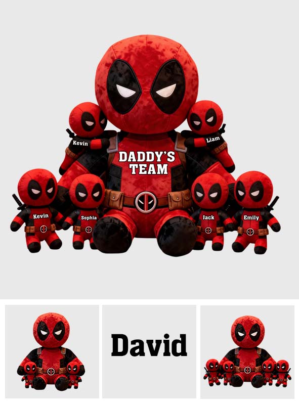 Daddy's Team - Personalized The Psychopath Premium Faux Fur Pillow