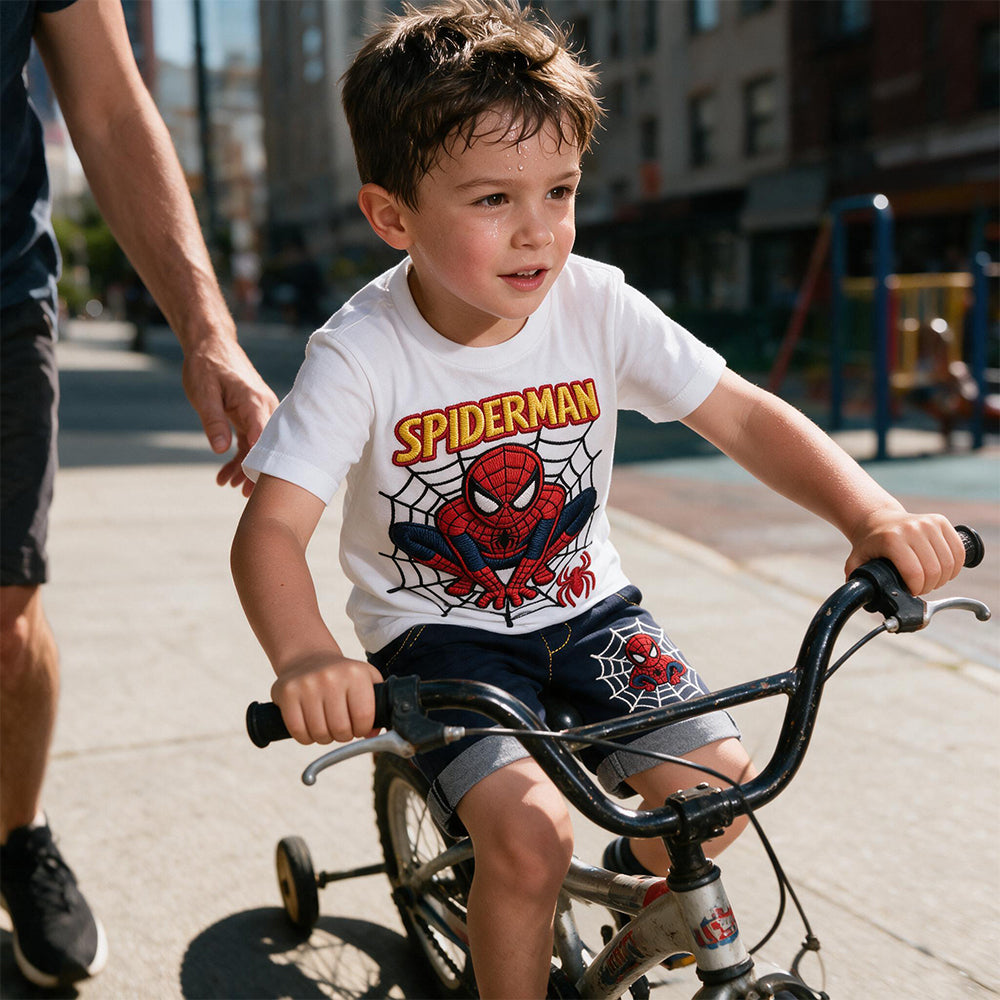 Spider Friend - Personalized Spider-Verse Kid T-shirt & Shorts