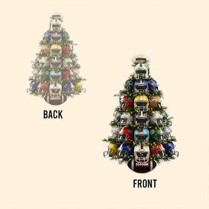 Game Day - Personalized American Football Custom Shaped Acrylic Plaque