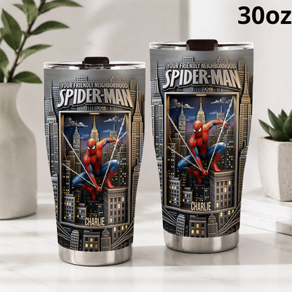 Your Friendly Neighborhood - Personalized Spider Tumbler