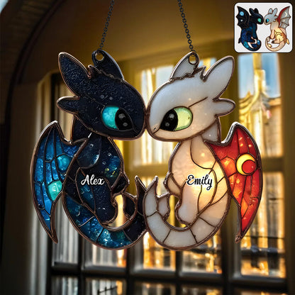 You And Me We Got This - Personalized Mouse Window Hanging Suncatcher Ornament